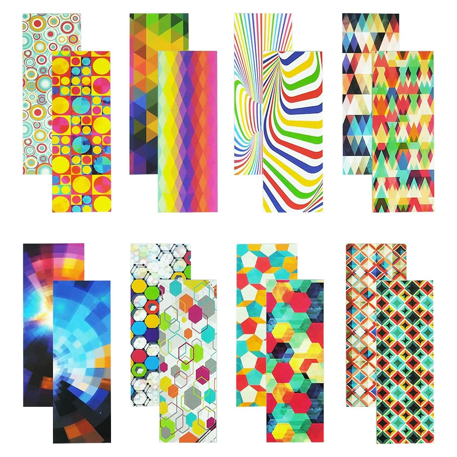 Marcadores de Libros Laminados QPEY - 160 Pcs Multicolor 14x3.8cm