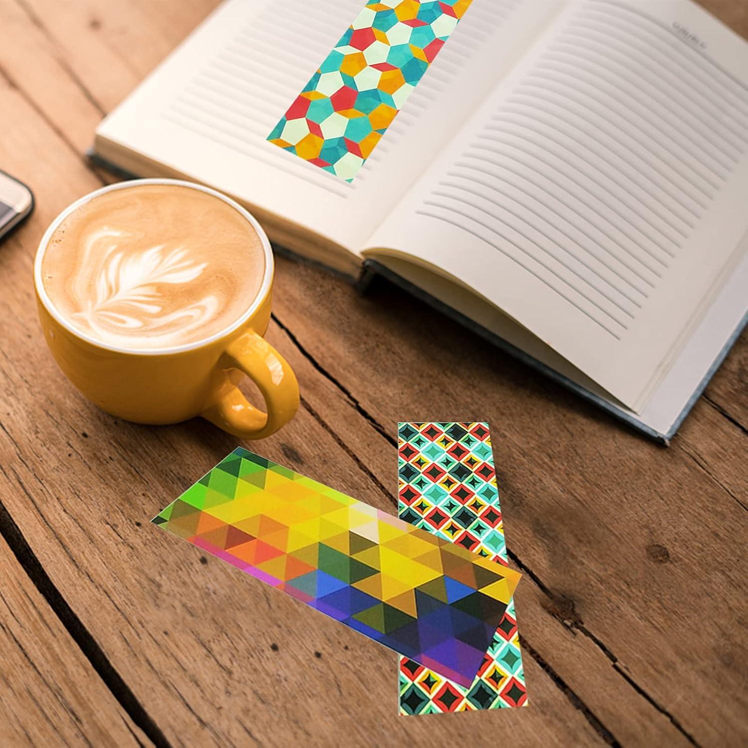 Marcadores de Libros Laminados QPEY - 160 Pcs Multicolor 14x3.8cm