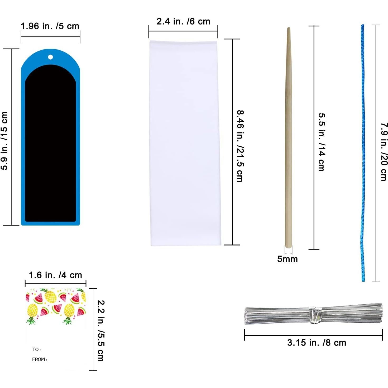 Kit de Manualidades Winlyn 48 Marcadores de Rascar Arcoíris