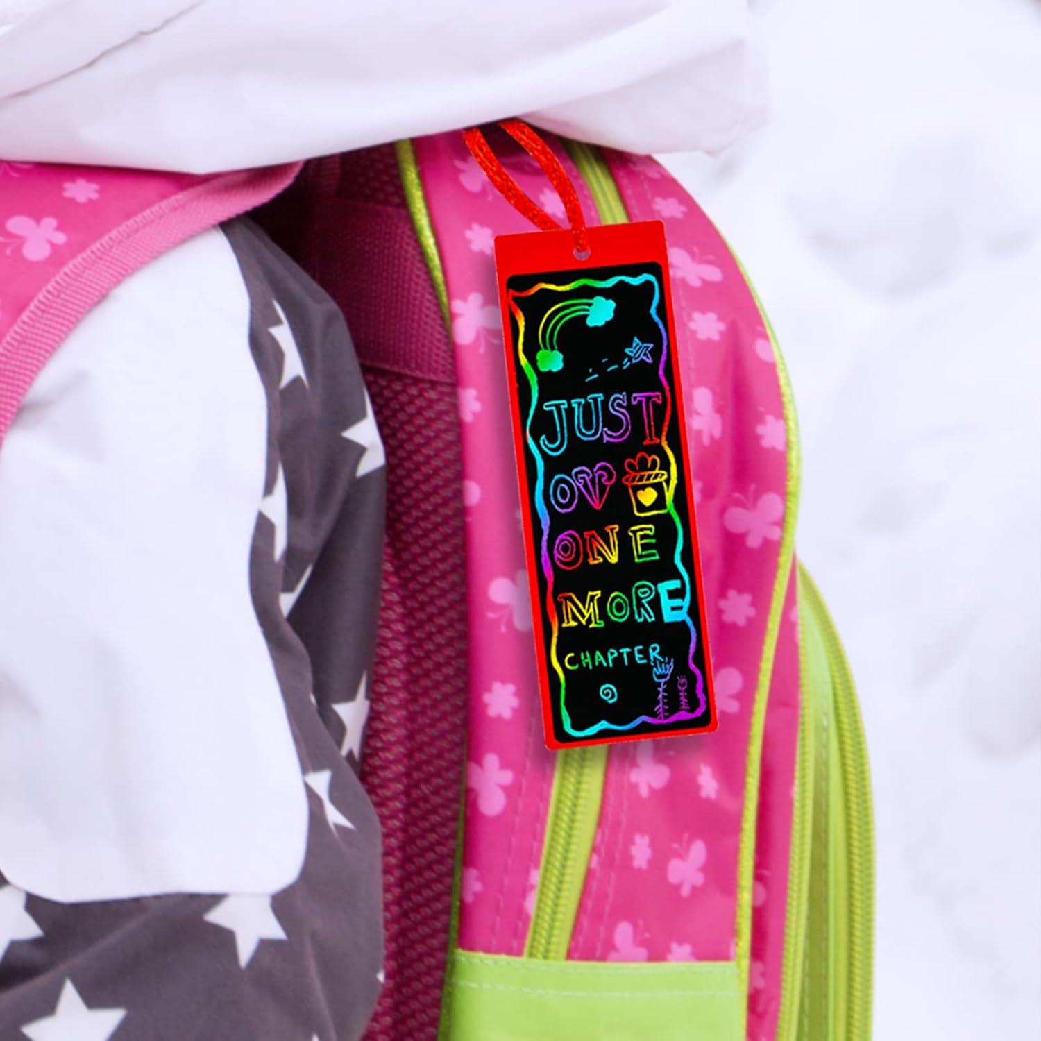 Kit de Manualidades Winlyn 48 Marcadores de Rascar Arcoíris