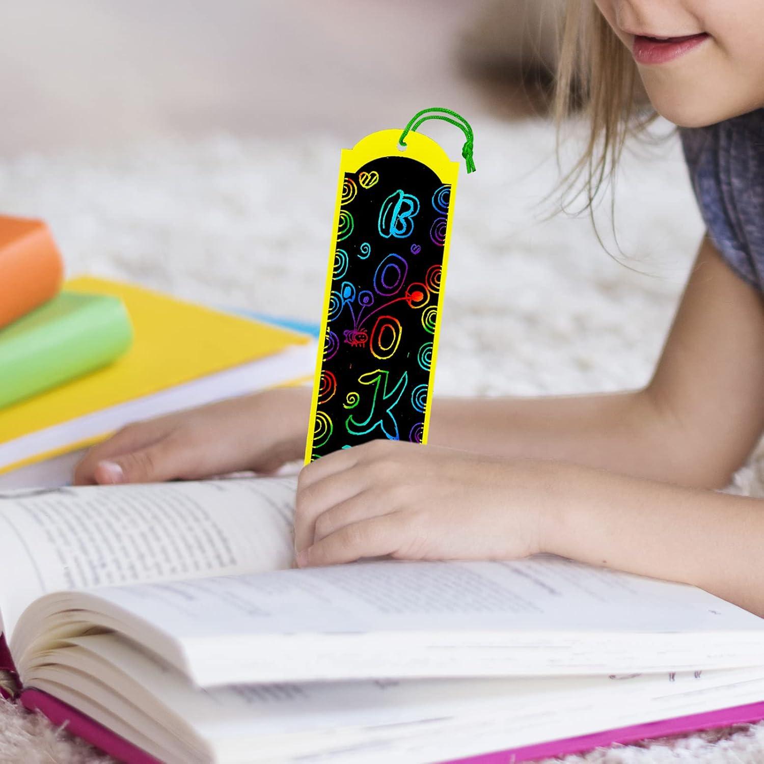 Kit de Manualidades Winlyn 48 Marcadores de Rascar Arcoíris