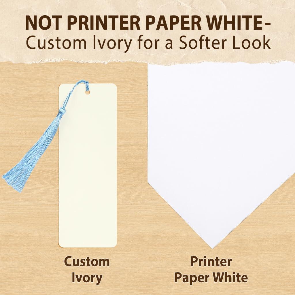 Kit de 75 Marcadores en Blanco KaloTidy con Borlas Coloridas