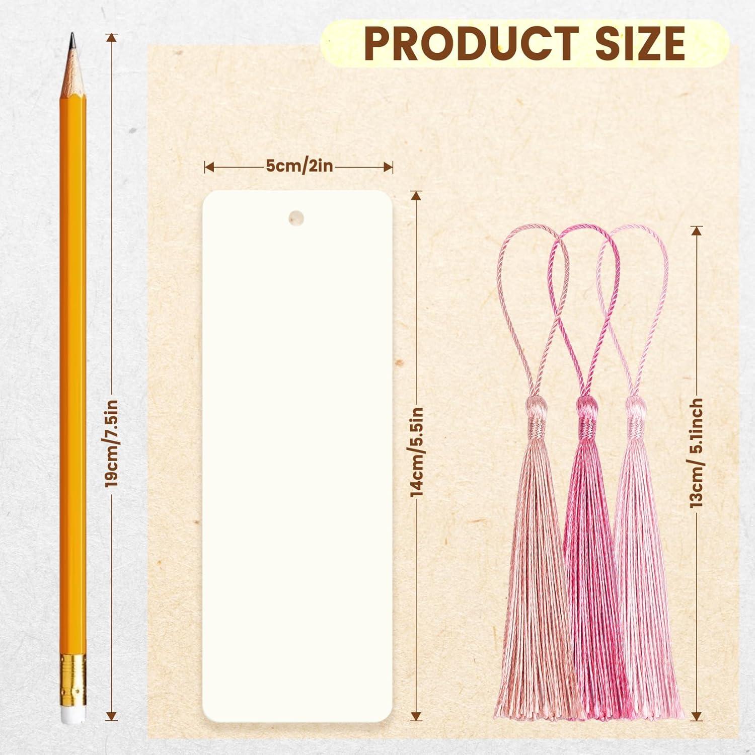 Kit de 75 Marcadores en Blanco KaloTidy con Borlas Coloridas