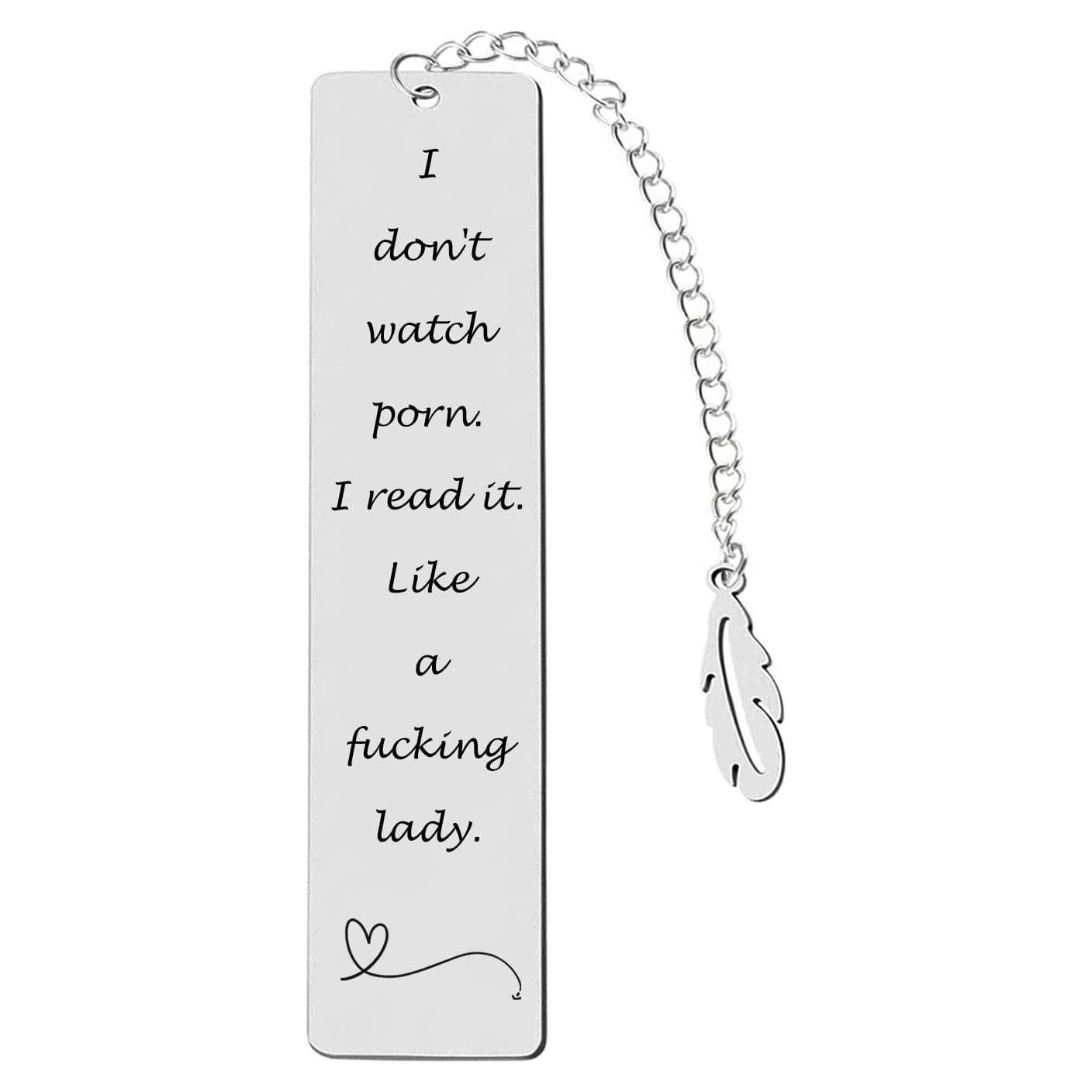 Marcador de Acero Inoxidable Teniinet 13cm con Grabado Divertido