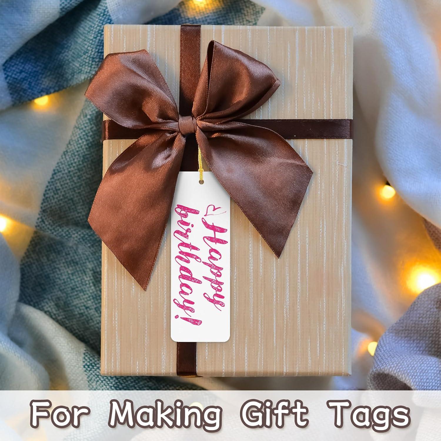 100 Conjuntos de Marcadores en Blanco DSYIL con Borlas Coloridas