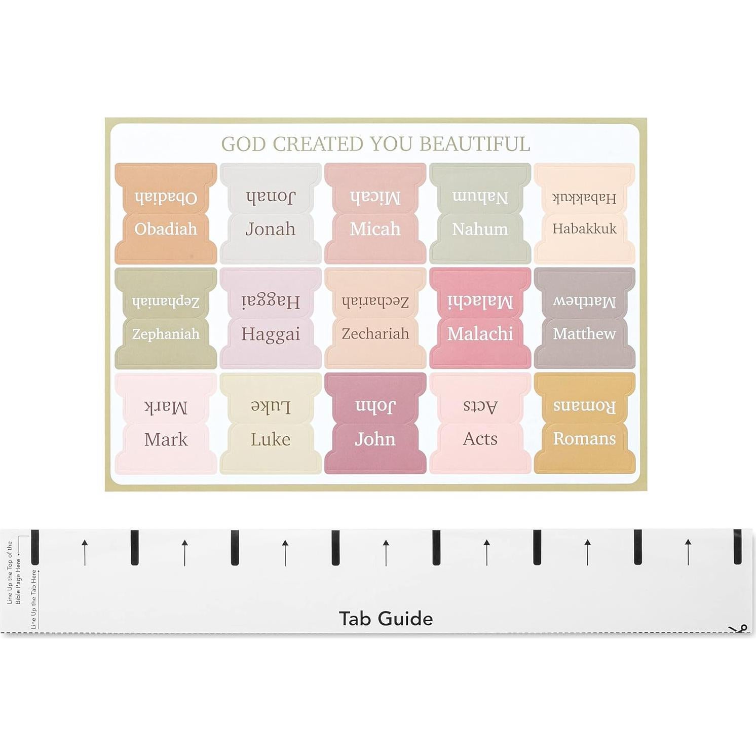 Etiquetas de Biblia Mr. Pen 75 Piezas Tema Boho con 2 Marcadores