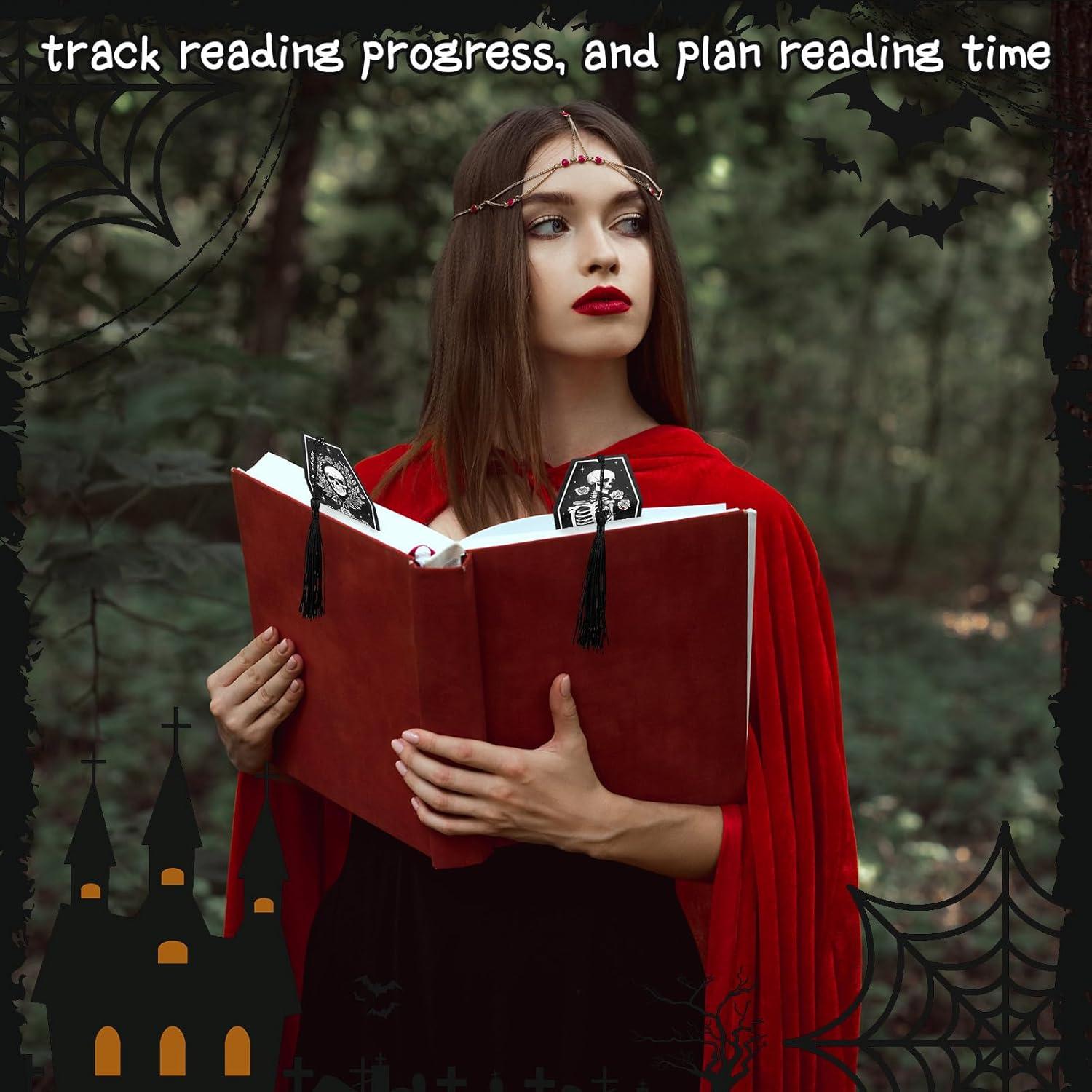 120 Marcadores de Libros Kolldenn Esqueleto Halloween 5.6x15 cm