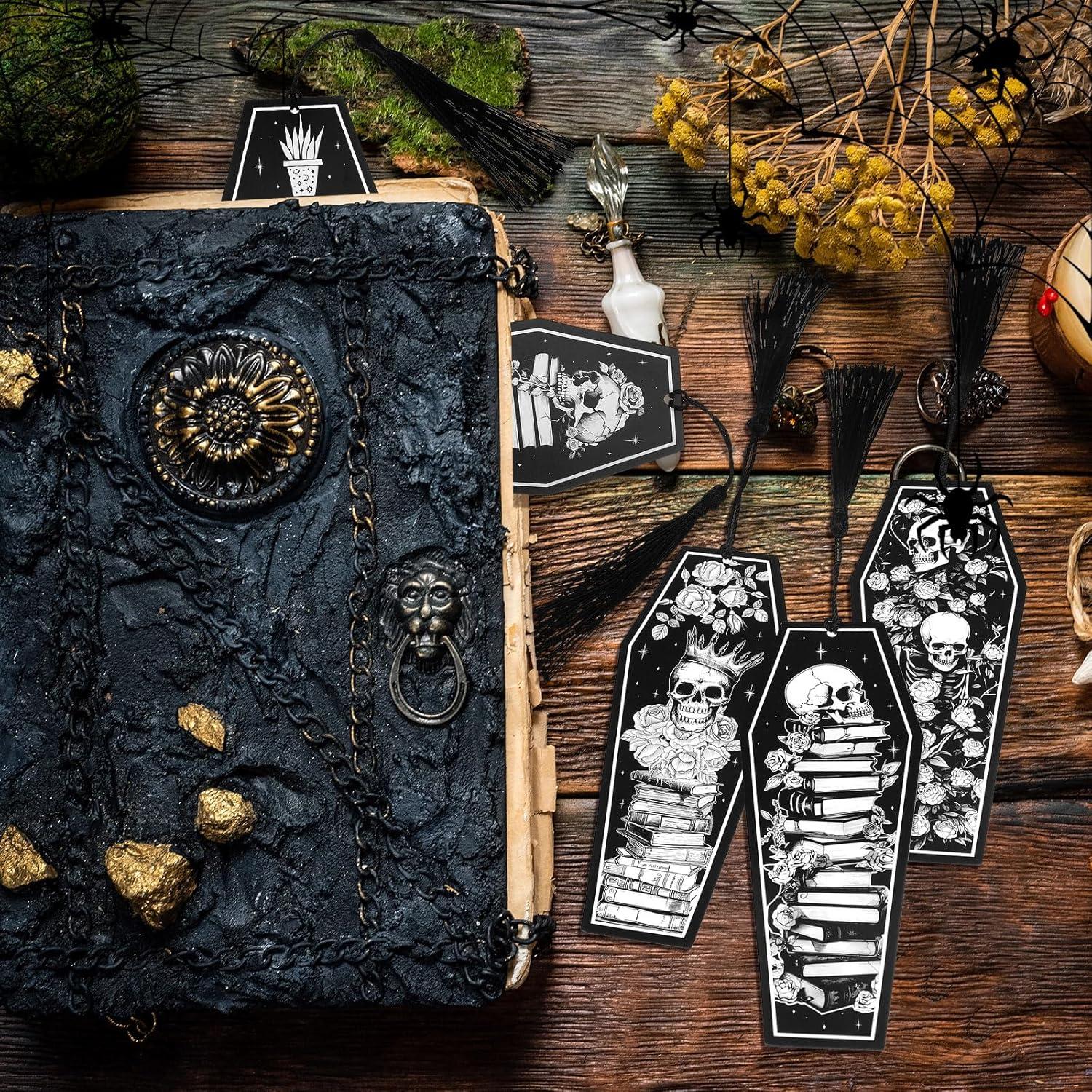 120 Marcadores de Libros Kolldenn Esqueleto Halloween 5.6x15 cm