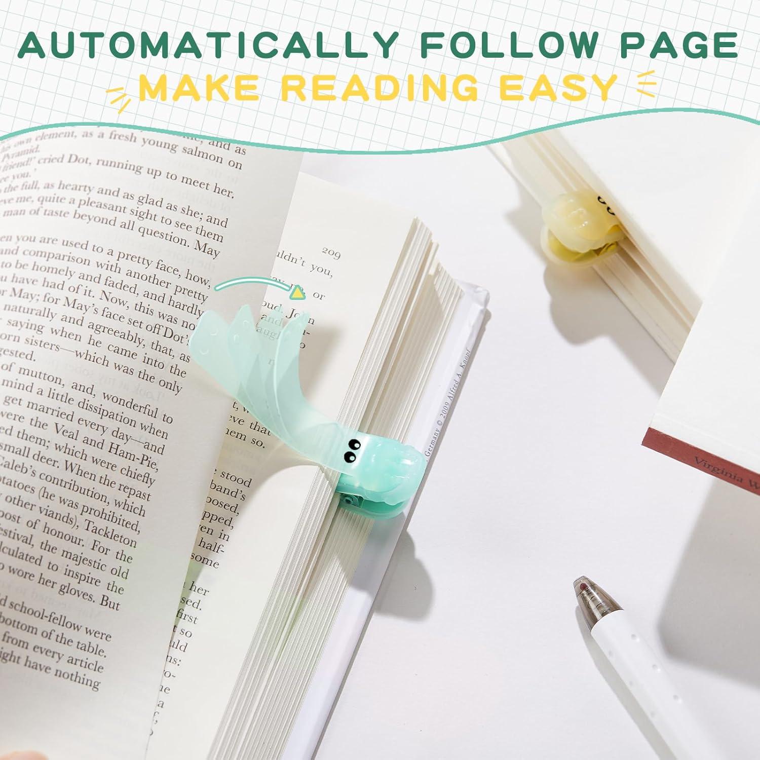 Marcadores de Libros Automáticos ZZWS - 3 Piezas Silicona