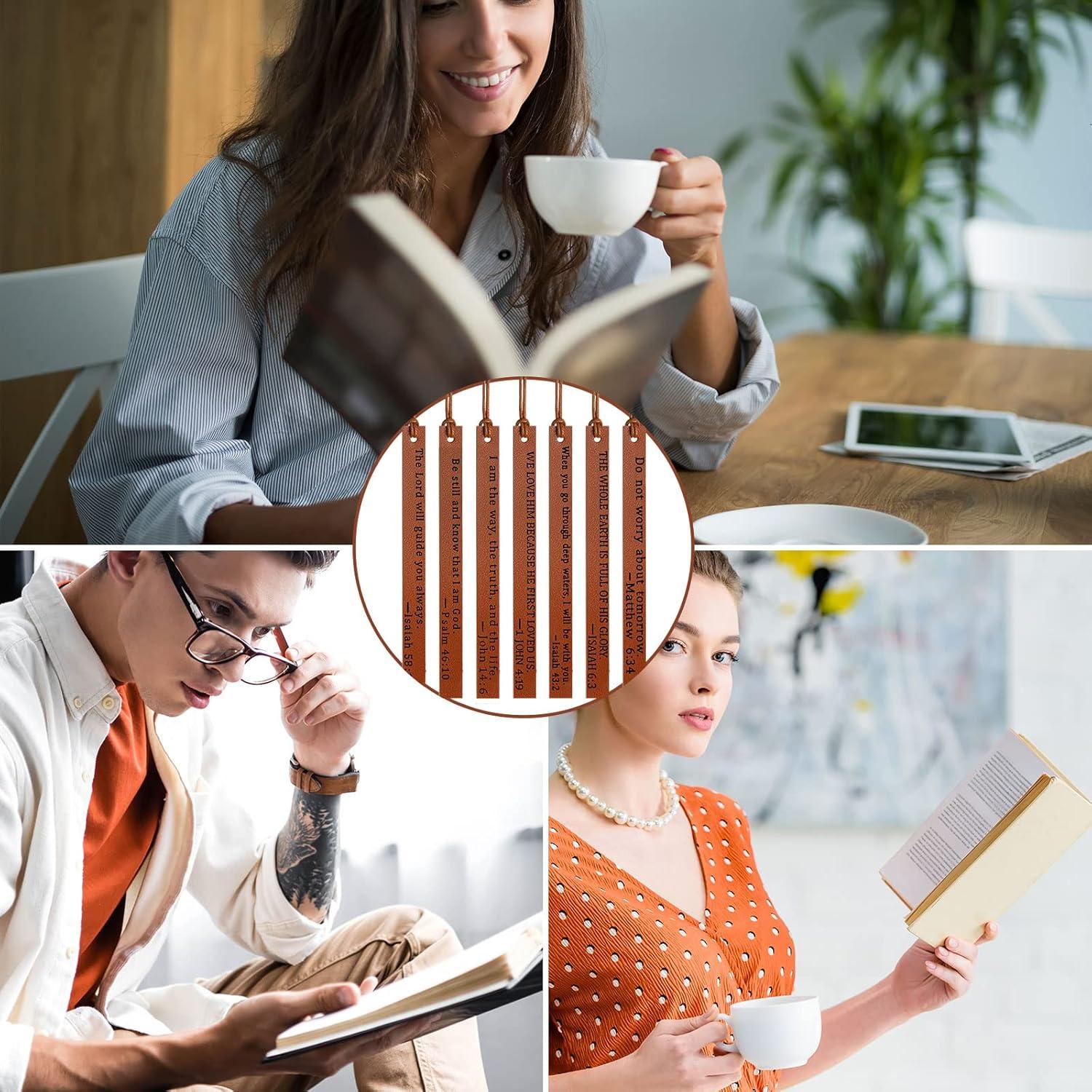 Marcadores de Piel Laumoi 10 Piezas Hechos a Mano Vintage