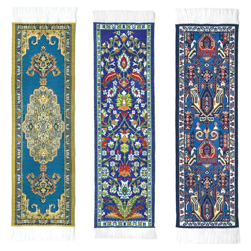 Marcadores de Tela Tejida Eunoia - Alfombra Oriental 4.45x17.78cm