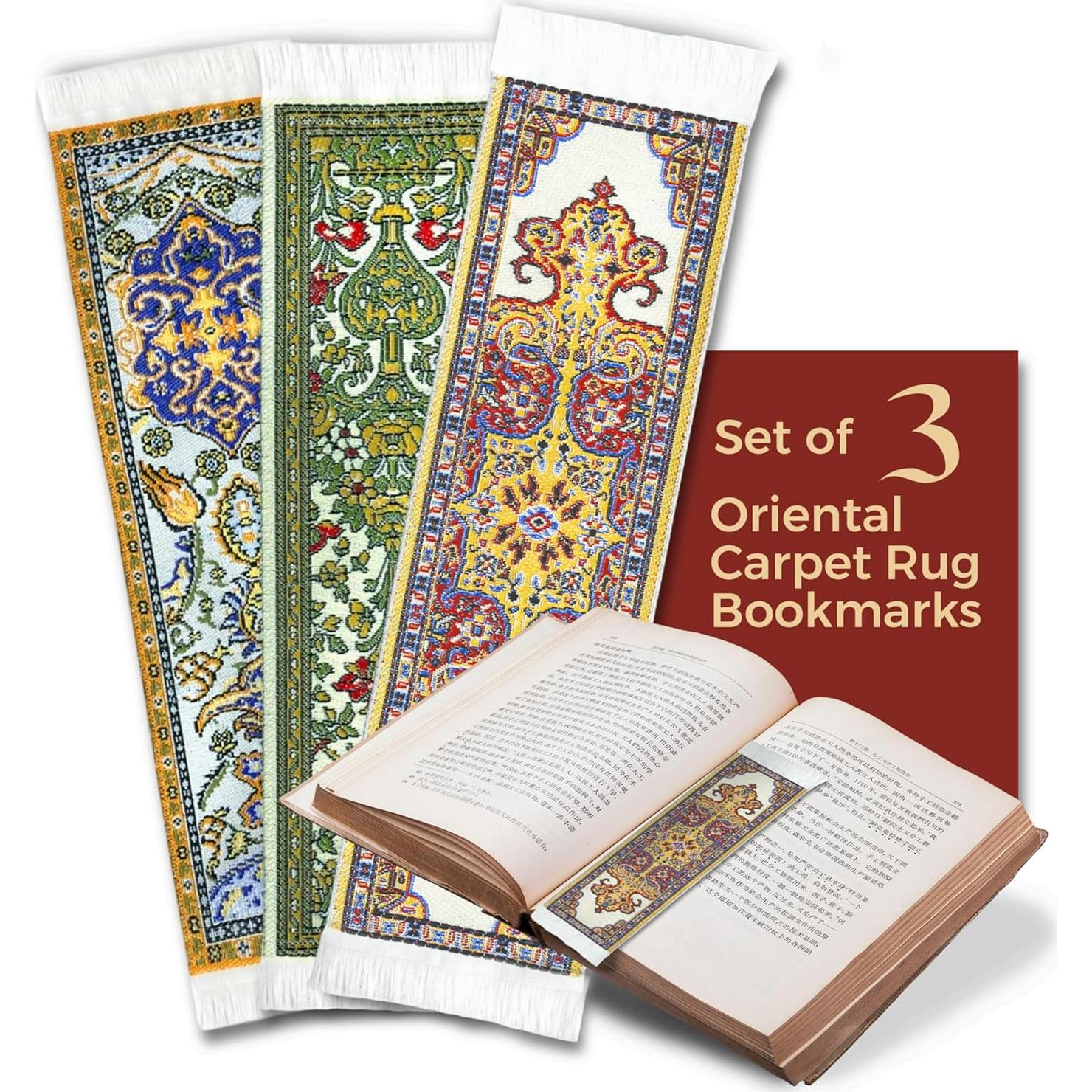 Marcadores de Tela Tejida Eunoia - Alfombra Oriental 4.45x17.78cm