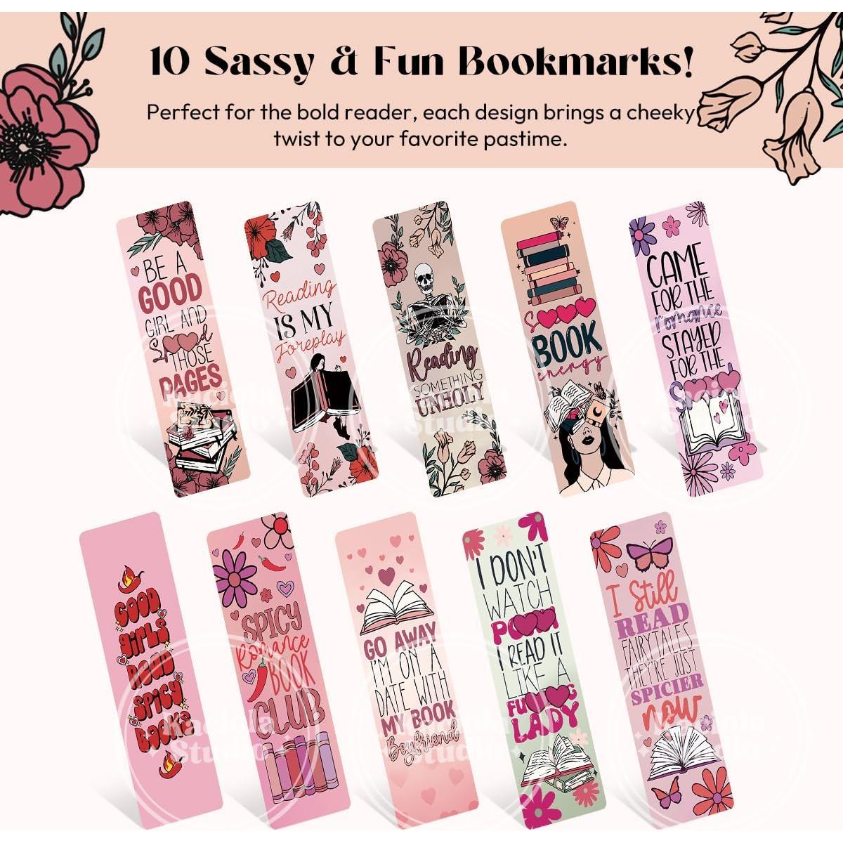 Kaciola 10 Marcadores de Libros Picantes de PVC 15.5 cm