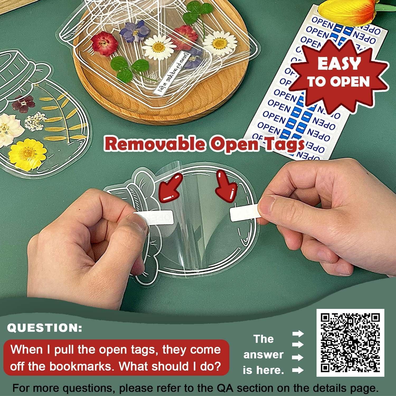 Kit de Marcadores Transparentes DIY Krinisou 20pcs Instrucciones