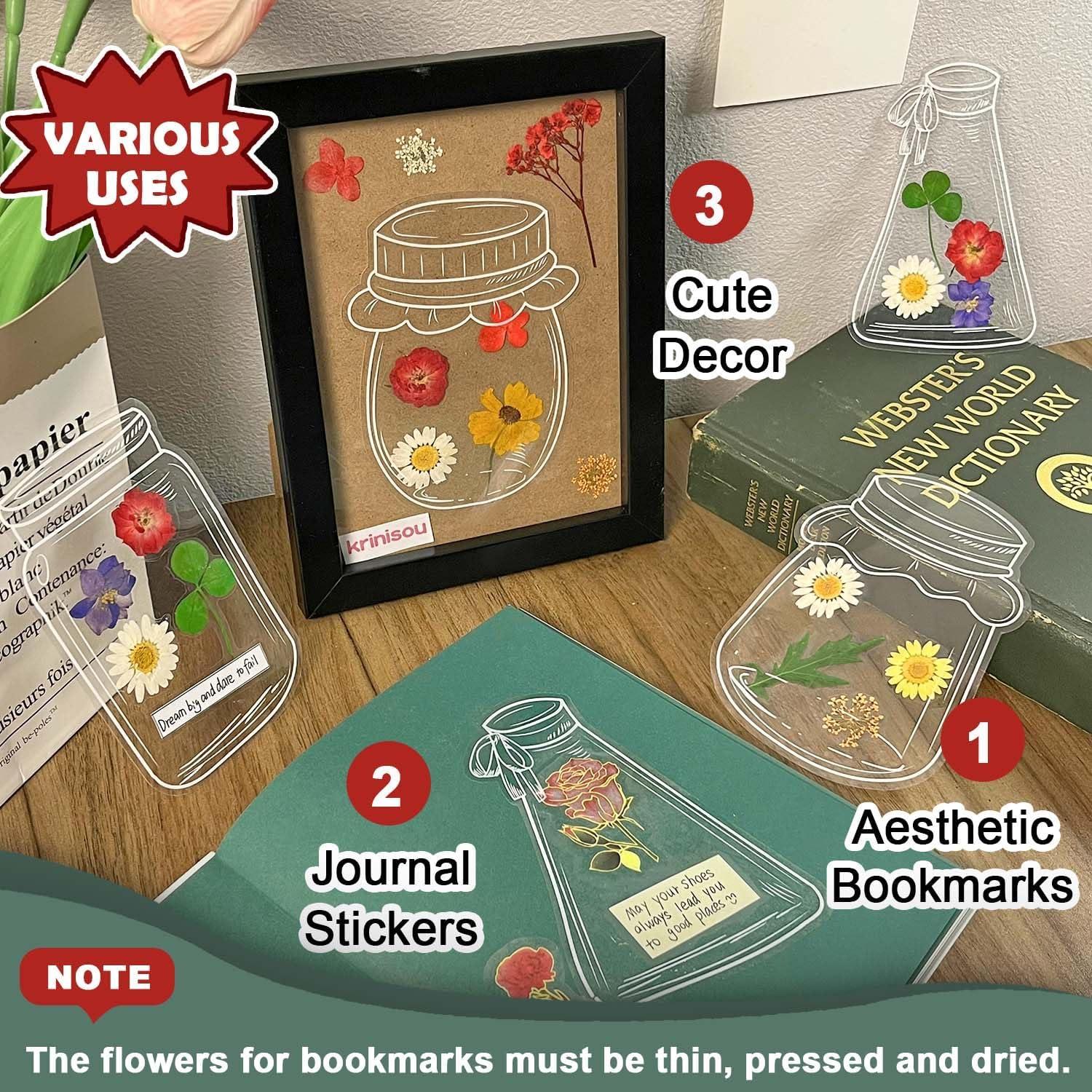 Kit de Marcadores Transparentes DIY Krinisou 20pcs Instrucciones