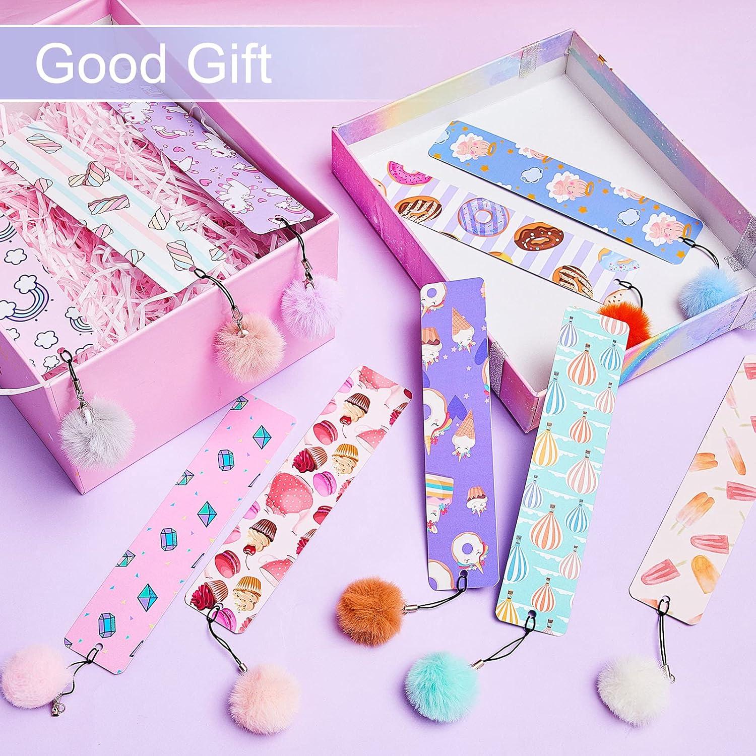 Marcadores Coloridos Outus con Pompones - 12 Pcs Lindo