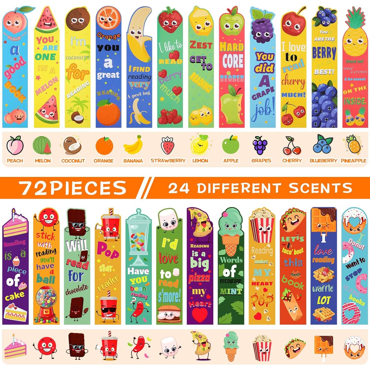 Marcadores Aromatizados Geyee 72 Pcs 24 Estilos para Niños