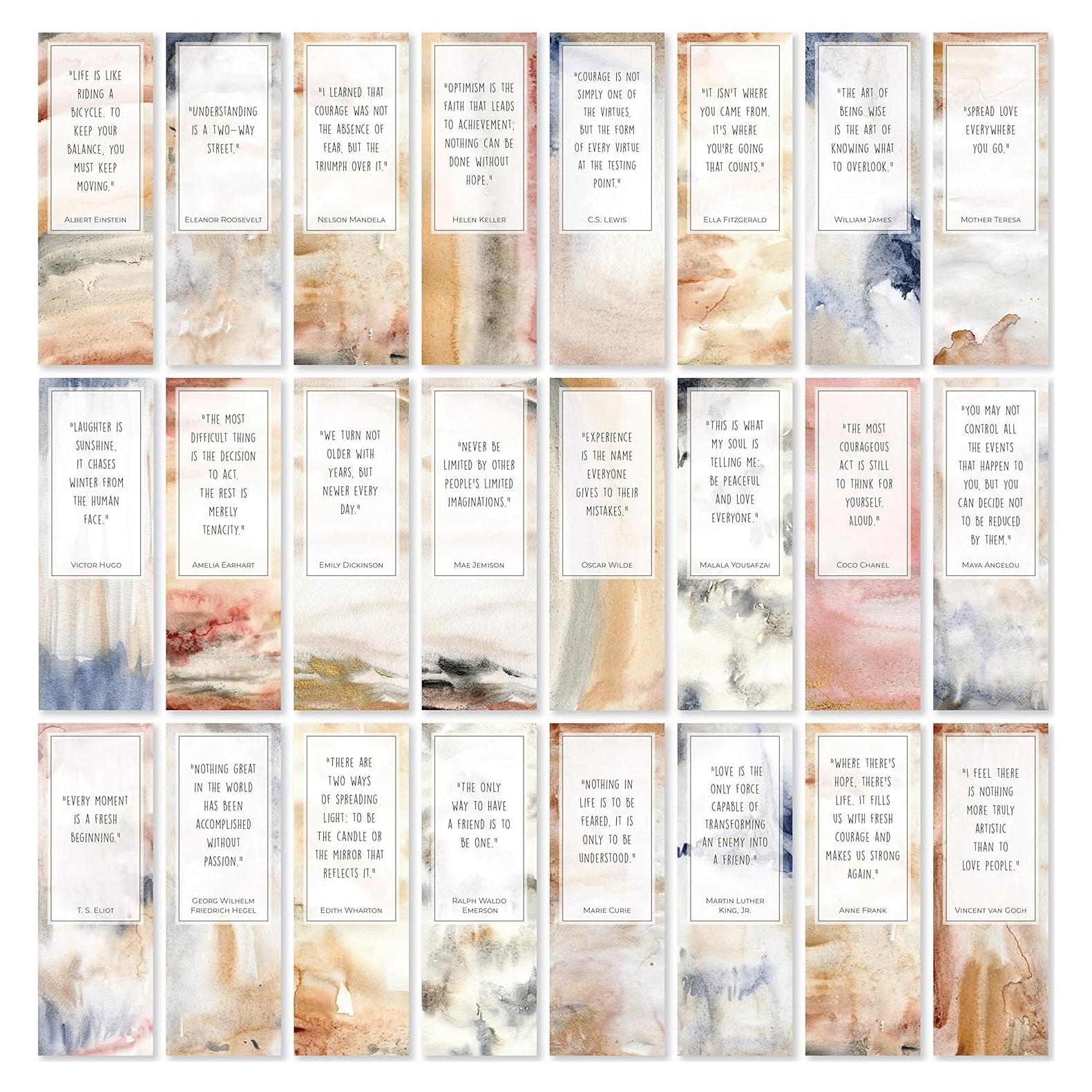 Marcadores Abstractos JBH Creations - 48 Citas Inspiradoras