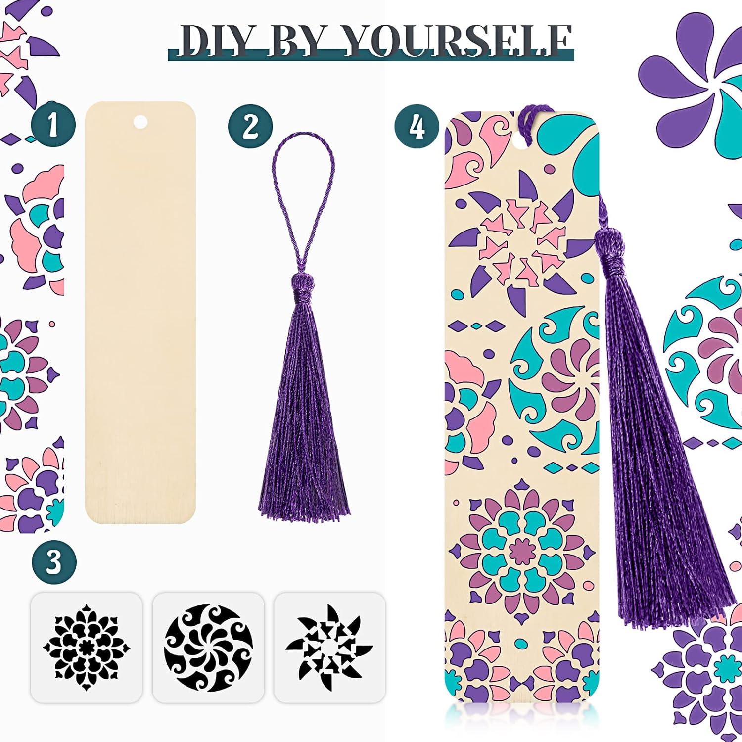 Kit de Marcadores de Madera TaoBary 92 Pcs DIY con Plantillas