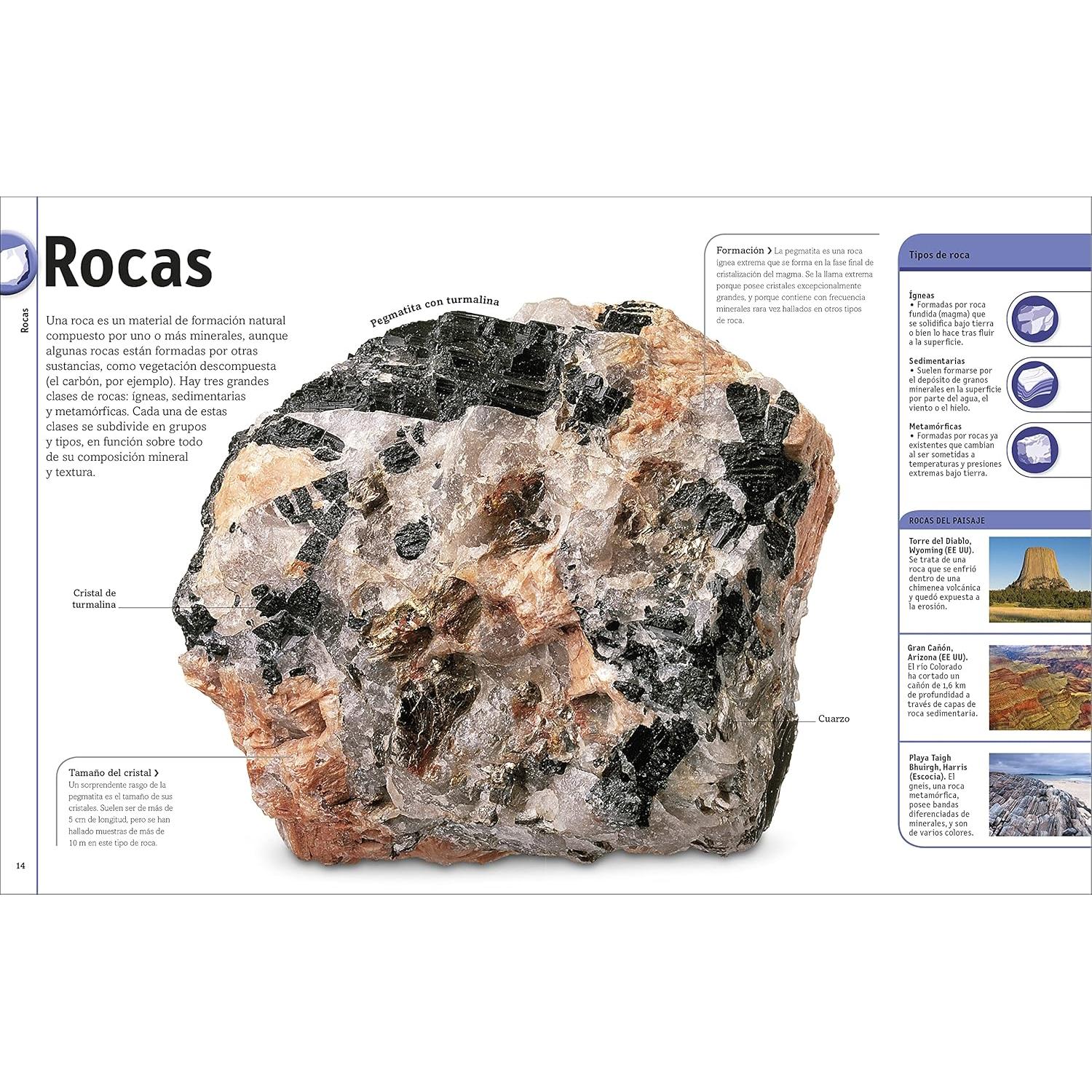 El libro de las rocas y los minerales (The Rock and Gem Book): ...y otros tesoros del mundo natural (DK Our World in Pictures) (Spanish Edition)