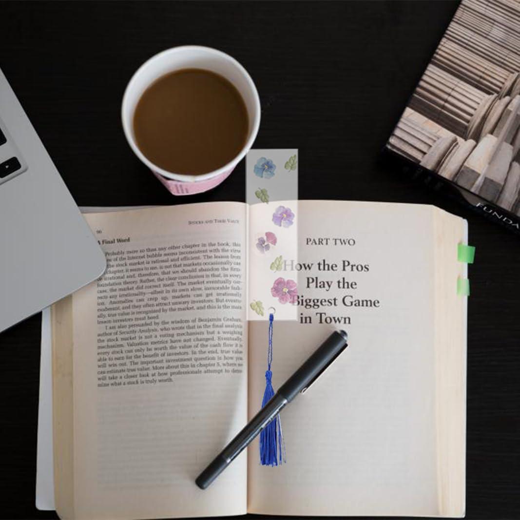 Marcadores de Libro Acrílicos Transparentes BetterJonny 118Pcs