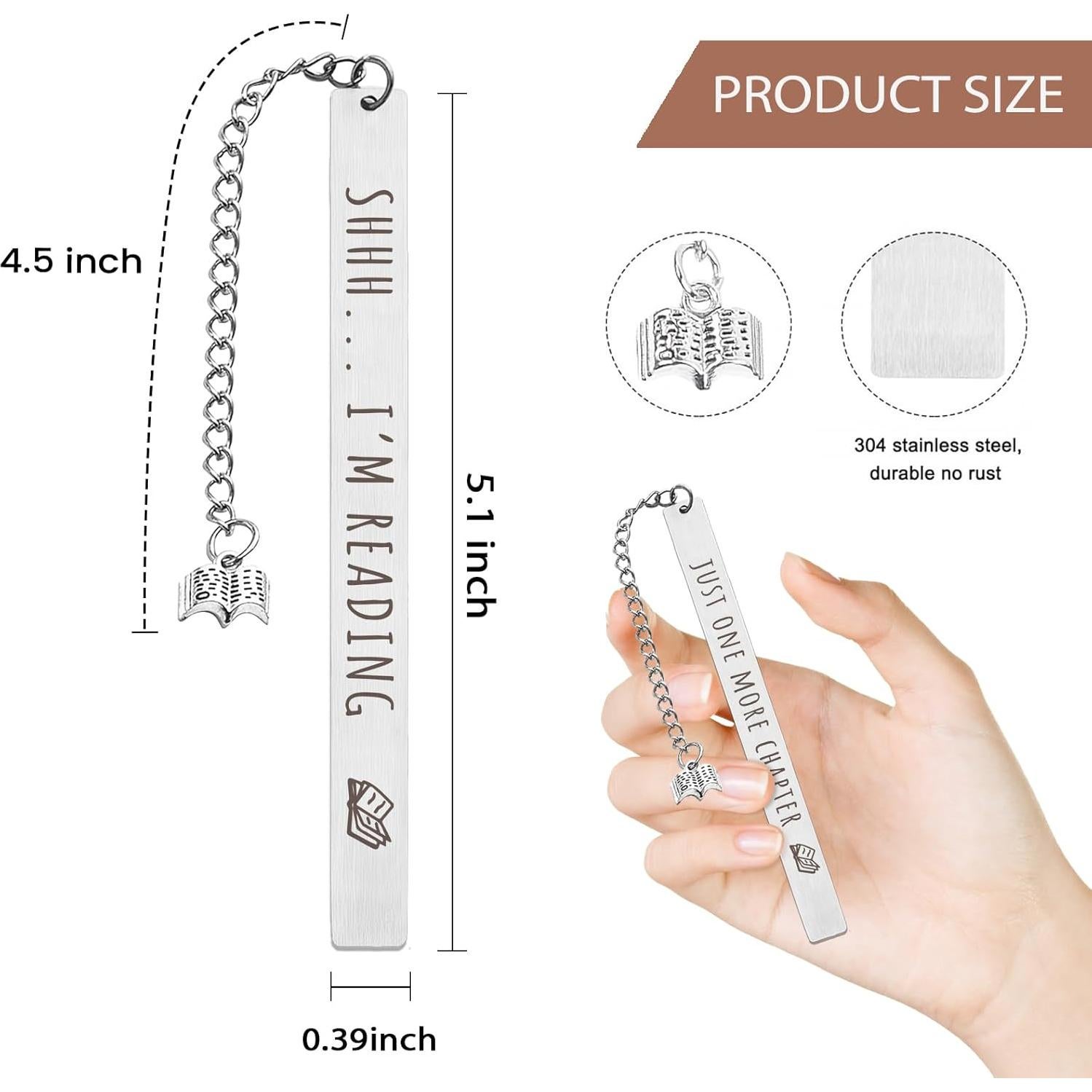 Marcadores Divertidos Polzwgck para Amantes de los Libros