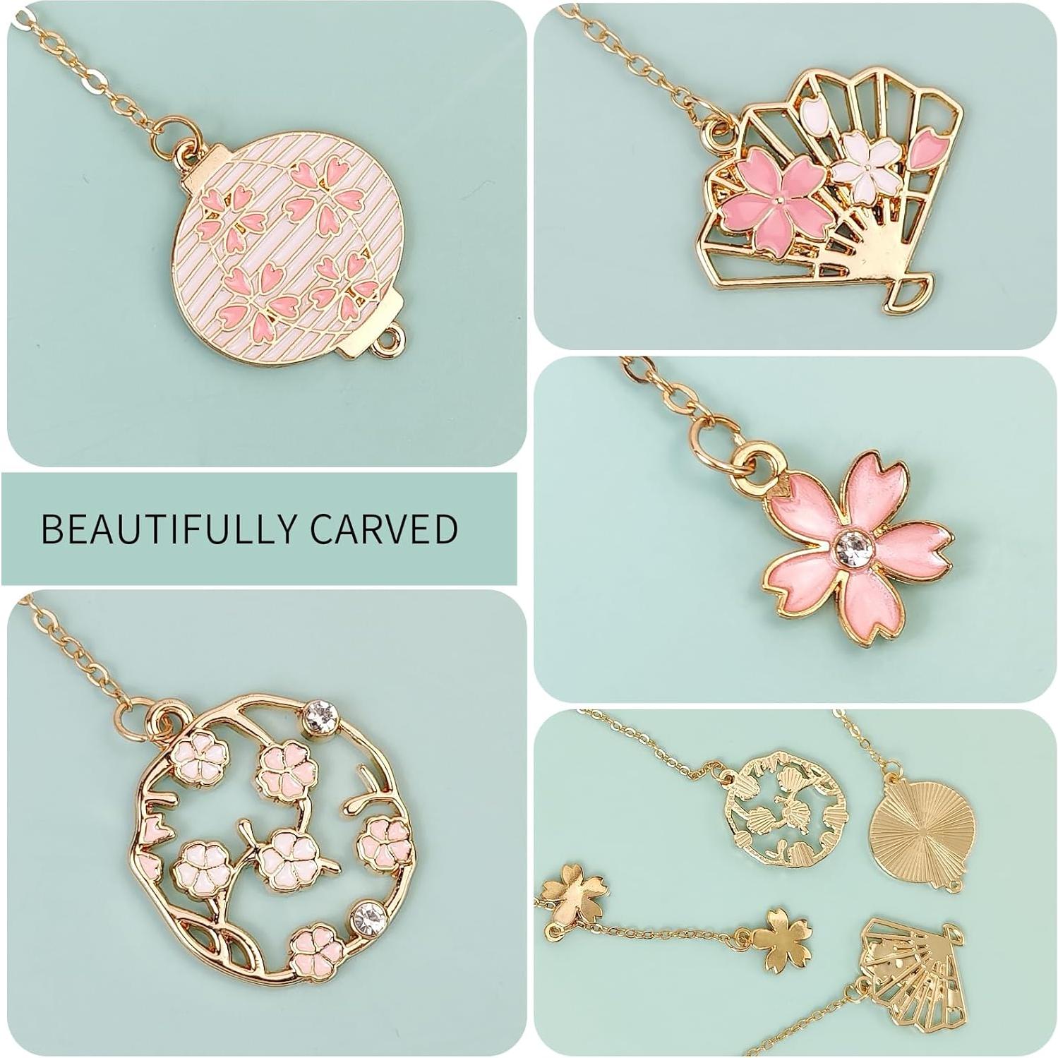 Juego de 4 Marcadores de Metal HFZRZFH - Diseño Floral