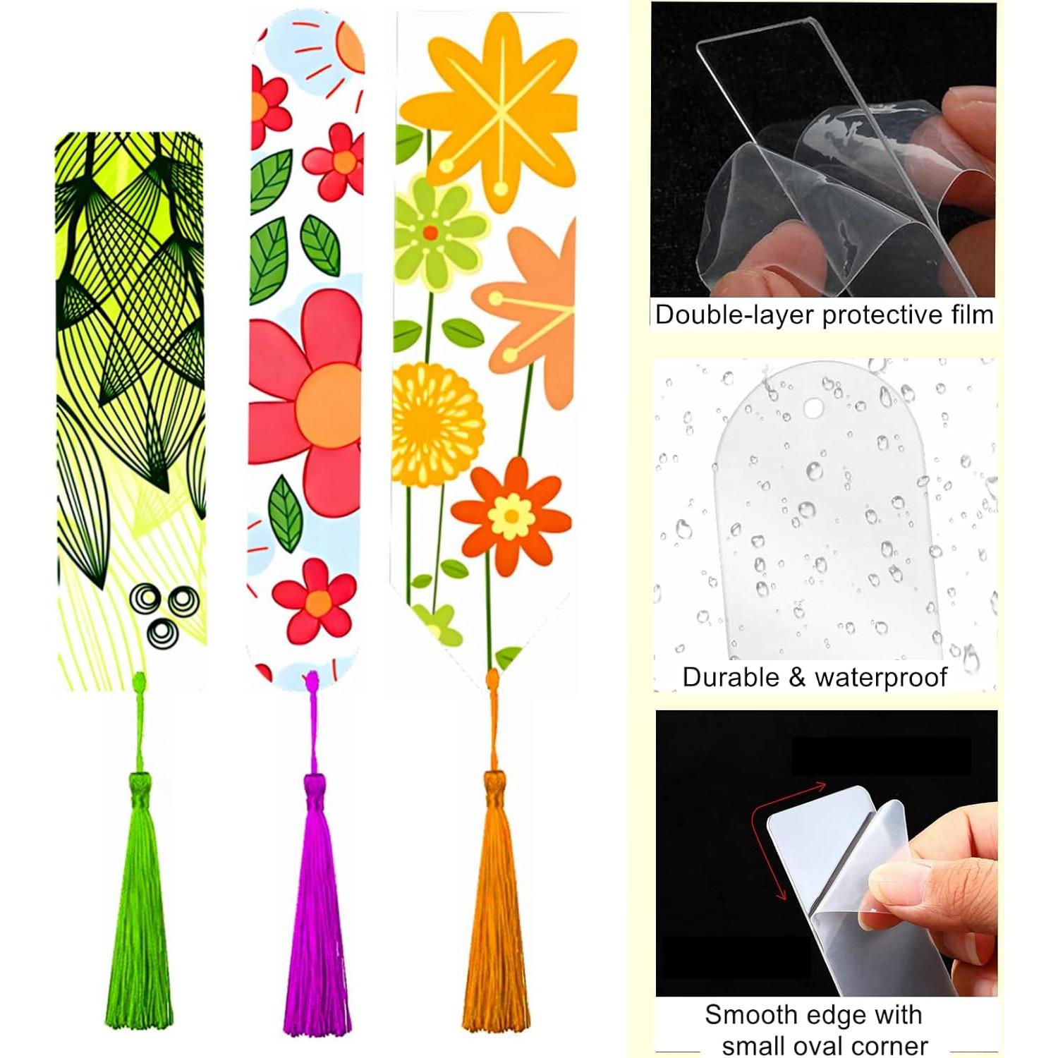 30 Marcadores Acrílicos en Blanco Magicalmai + 30 Borlas Coloridas