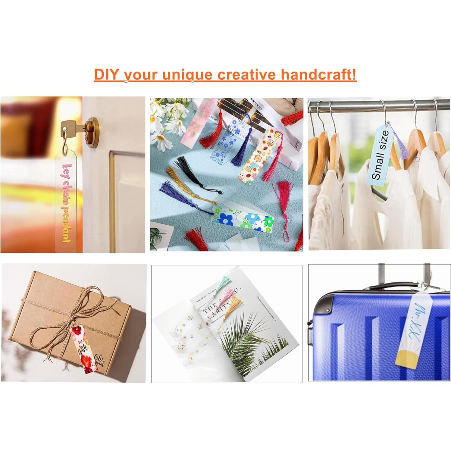 30 Marcadores Acrílicos en Blanco Magicalmai + 30 Borlas Coloridas