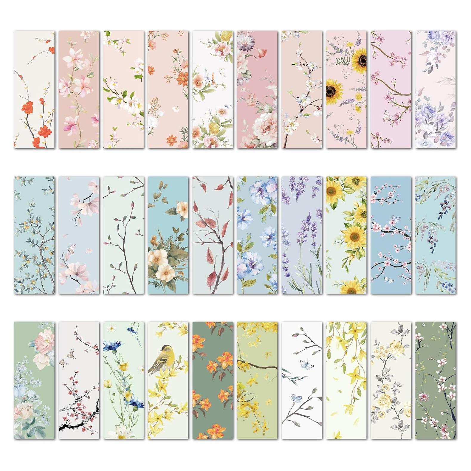 300 Marcadores de Flores Tenceur - 30 Estilos 16x5.5cm