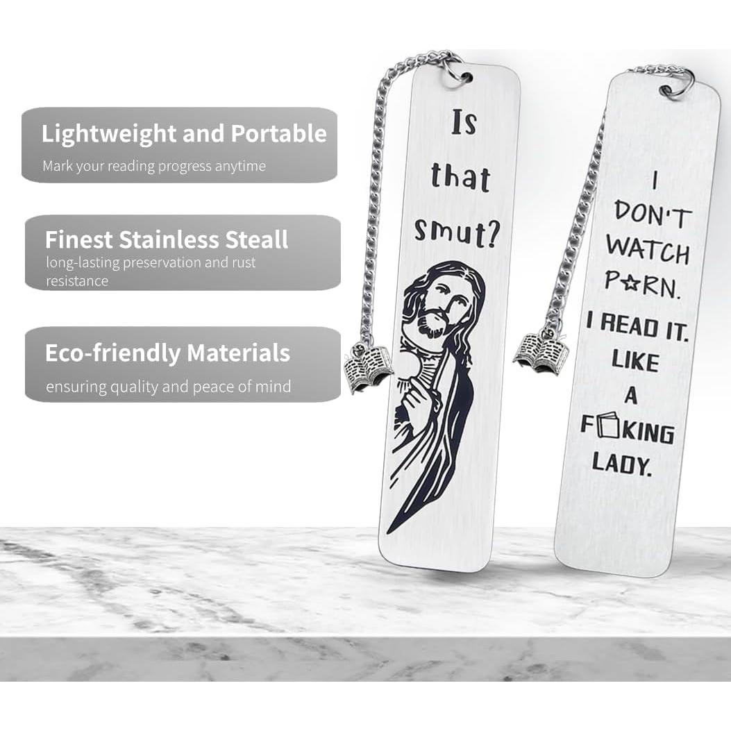 Marcadores de Libros Divertidos Genéricos de Acero Inoxidable