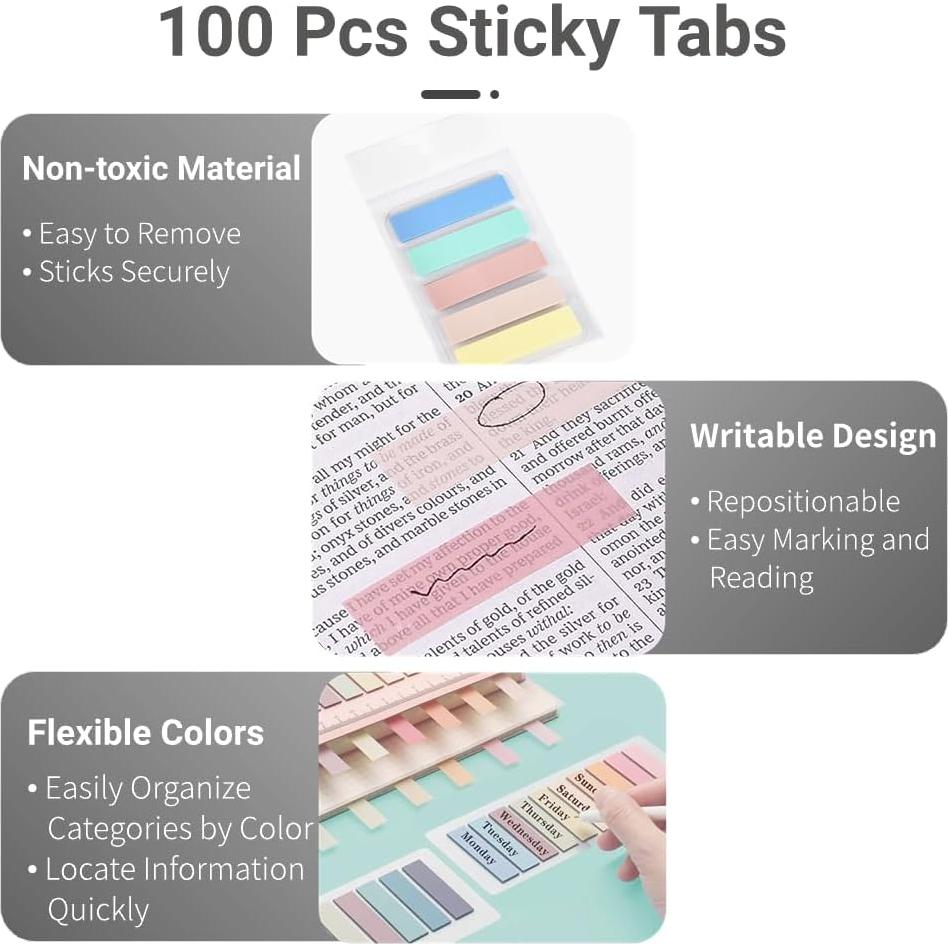 Marcadores de Libros Divertidos Genéricos de Acero Inoxidable