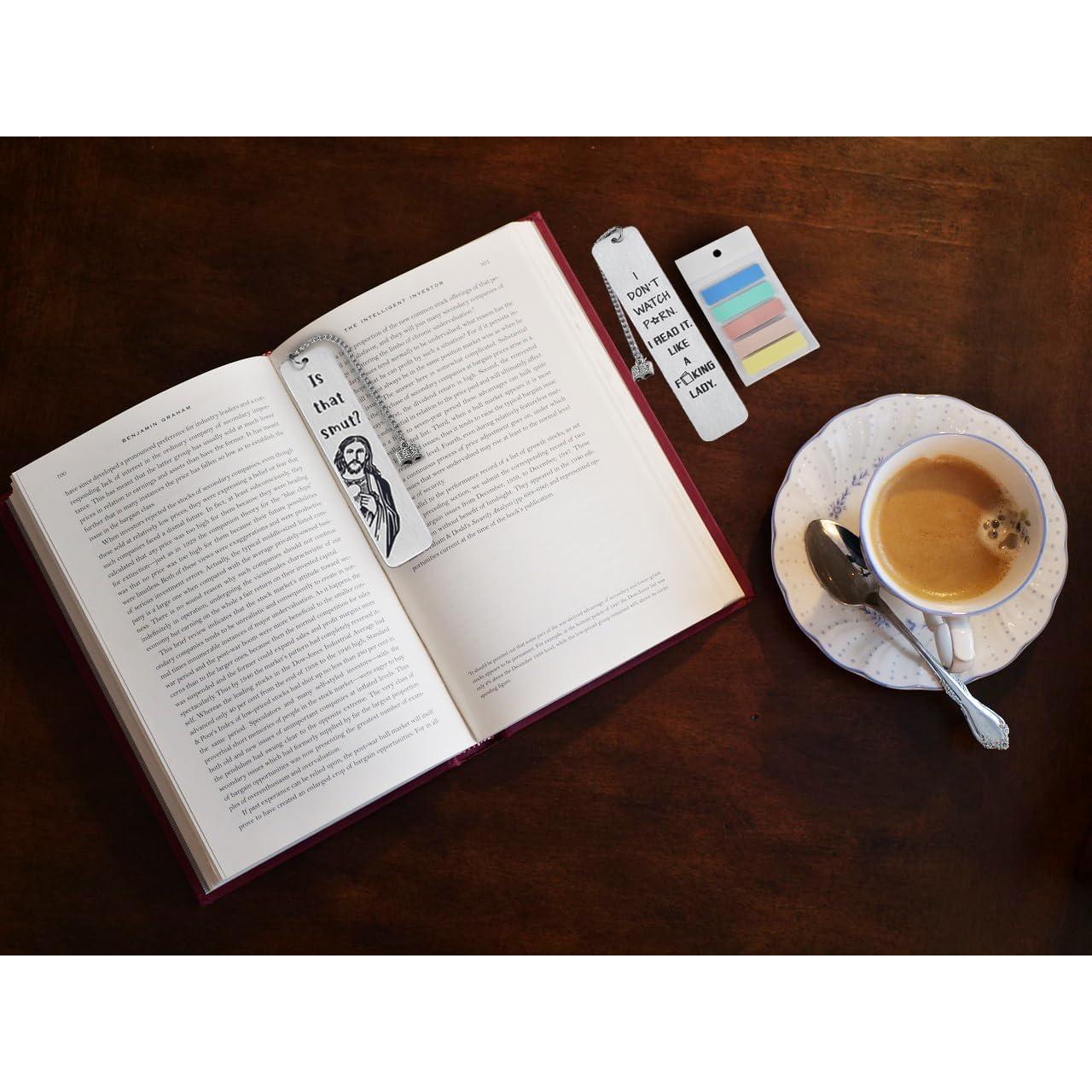 Marcadores de Libros Divertidos Genéricos de Acero Inoxidable