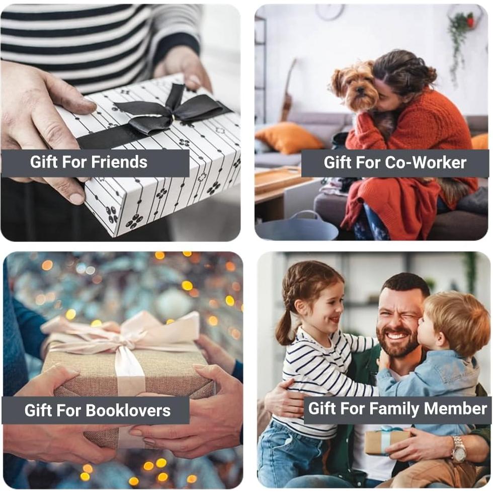 Marcadores de Libros Divertidos Genéricos de Acero Inoxidable