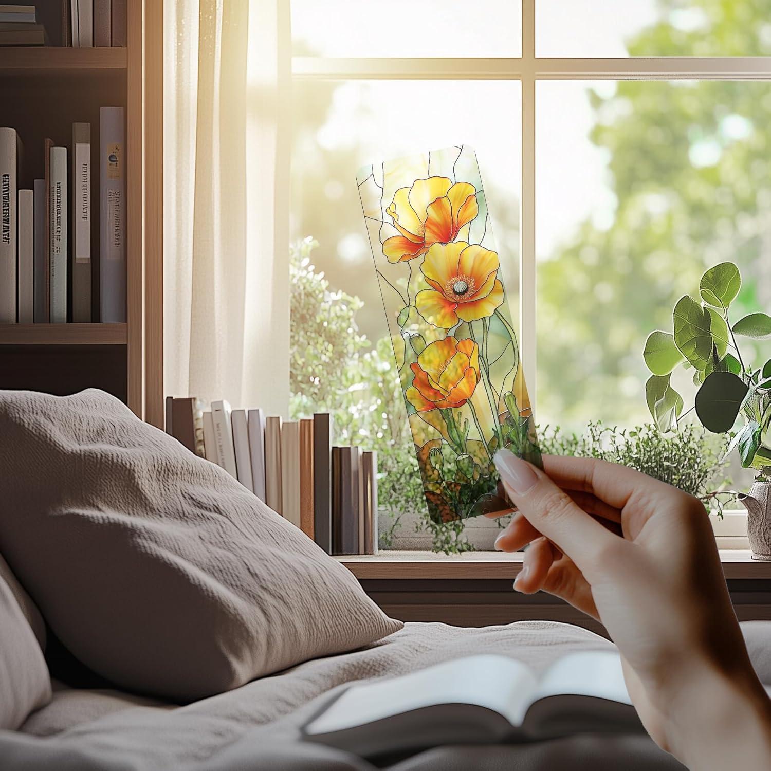 Marcadores de Flores de Vidrio Templado TwoDays - 5 Piezas PVC