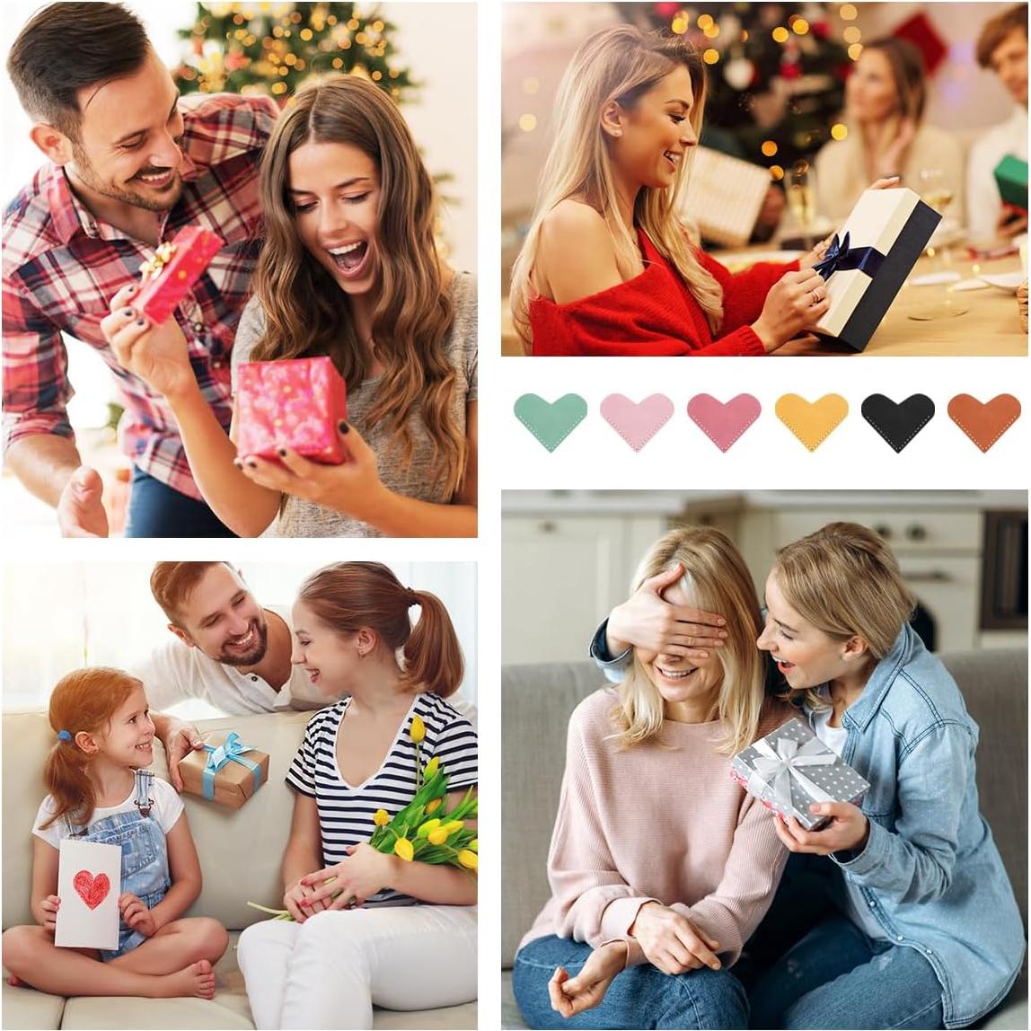 Set de 6 Marcadores de Corazón de Cuero Kinsound - Accesorios de Lectura