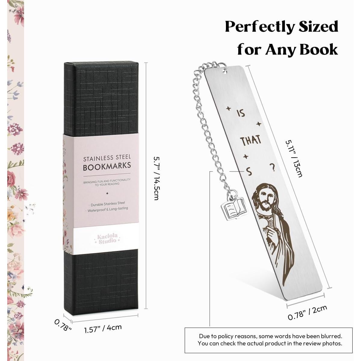 Marcador Divertido Kaciola con Borla 13x2.6cm para Libros