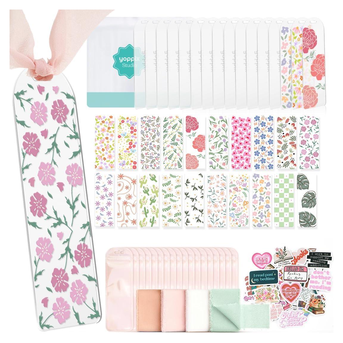 Kit de Marcadores Acrílicos YOPPIX 20 Piezas Floral DIY