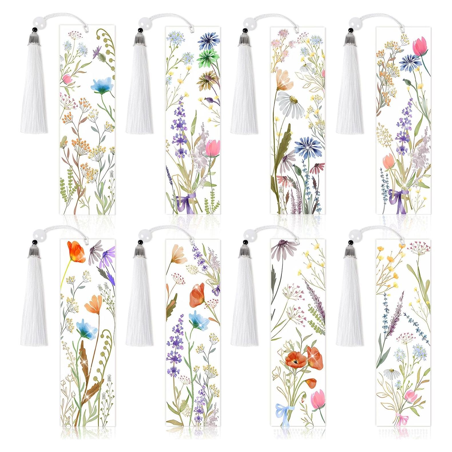 8 Marcadores de Arte de Diamante Clothmile con Borlas DIY