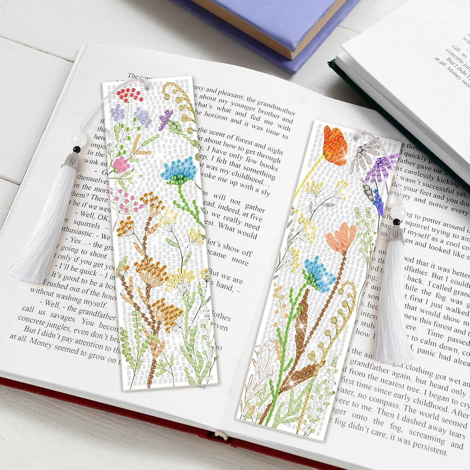 8 Marcadores de Arte de Diamante Clothmile con Borlas DIY