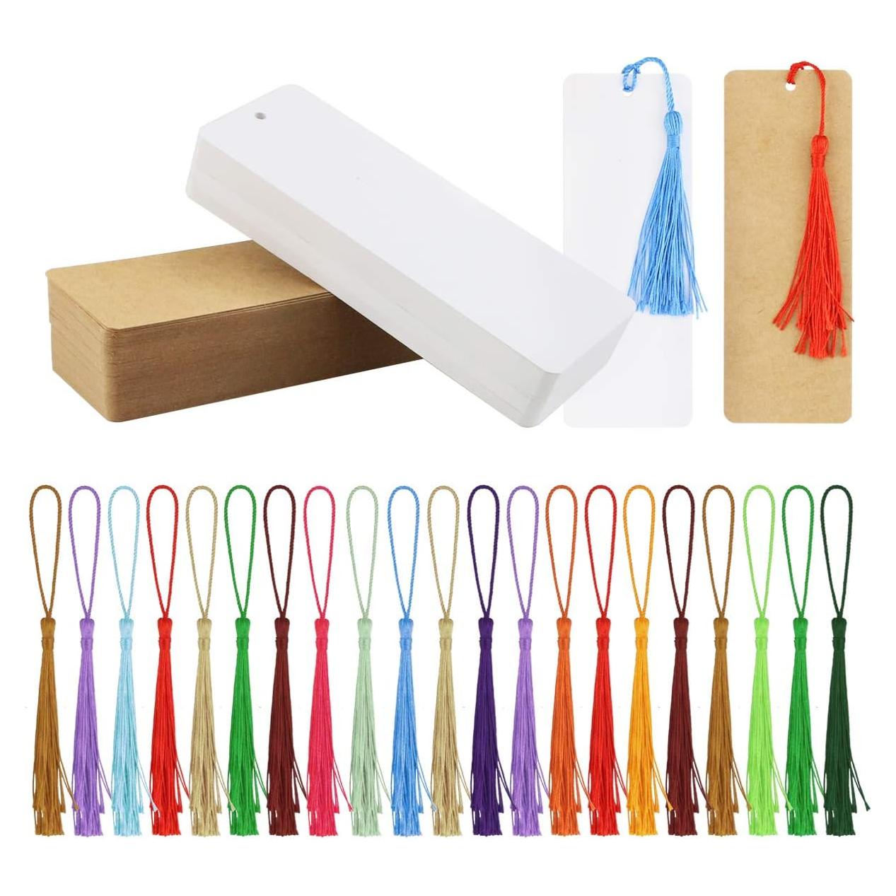 120 Tarjetas de Papel Kraft en Blanco Wpxmer para DIY y Etiquetas