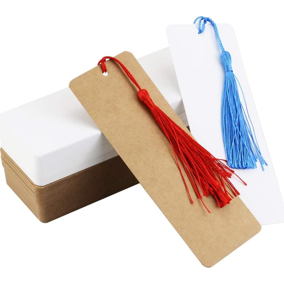 120 Tarjetas de Papel Kraft en Blanco Wpxmer para DIY y Etiquetas