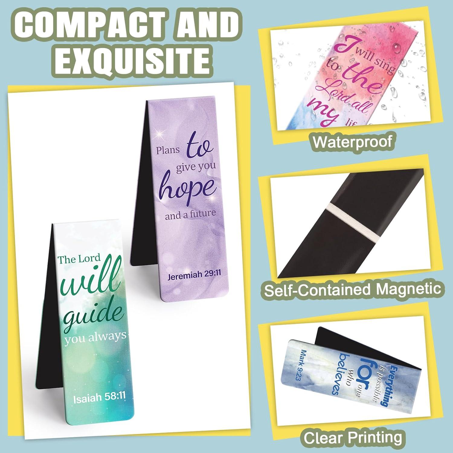 Marcadores Magnéticos Tumwisk 15PCS Citas Bíblicas Coloridos