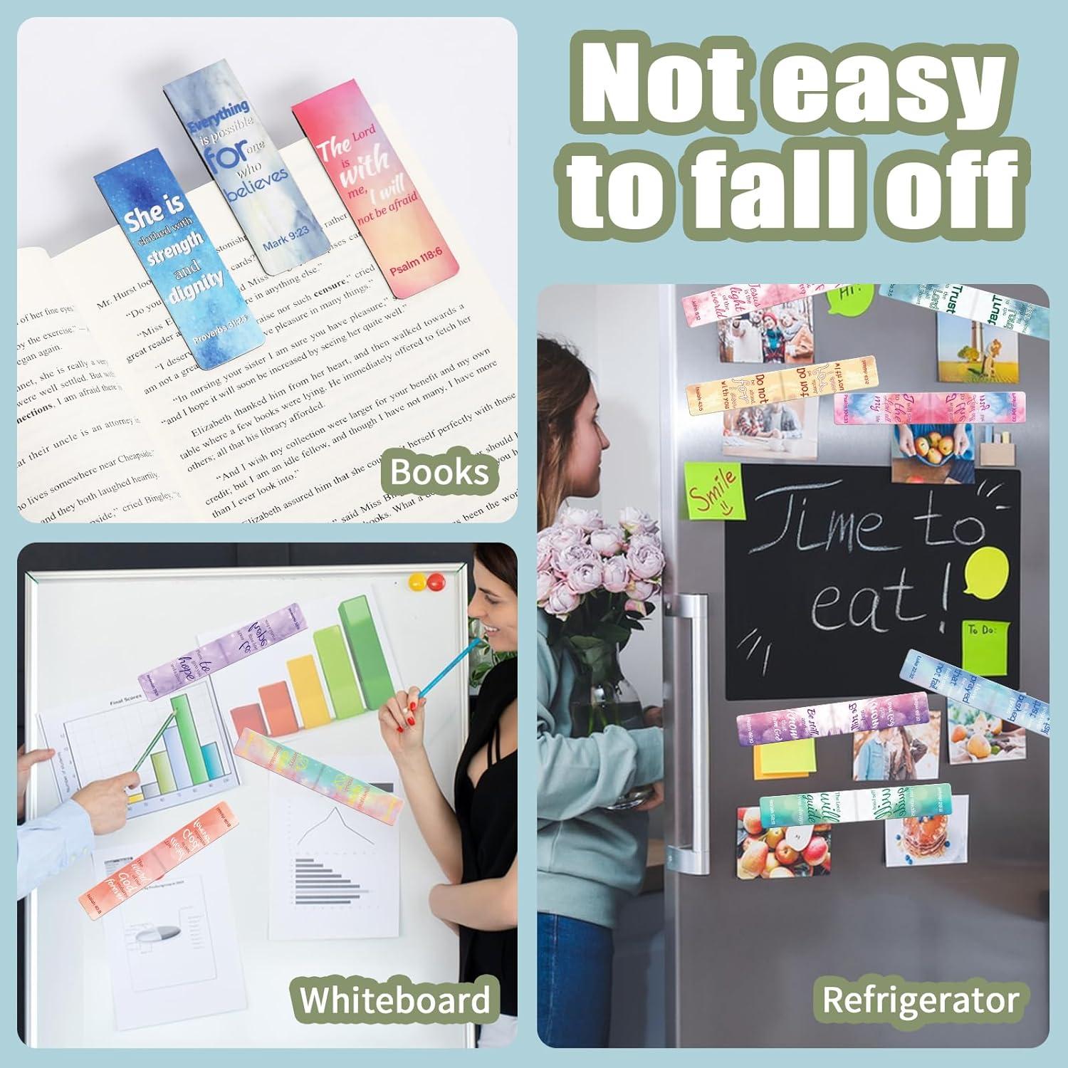 Marcadores Magnéticos Tumwisk 15PCS Citas Bíblicas Coloridos