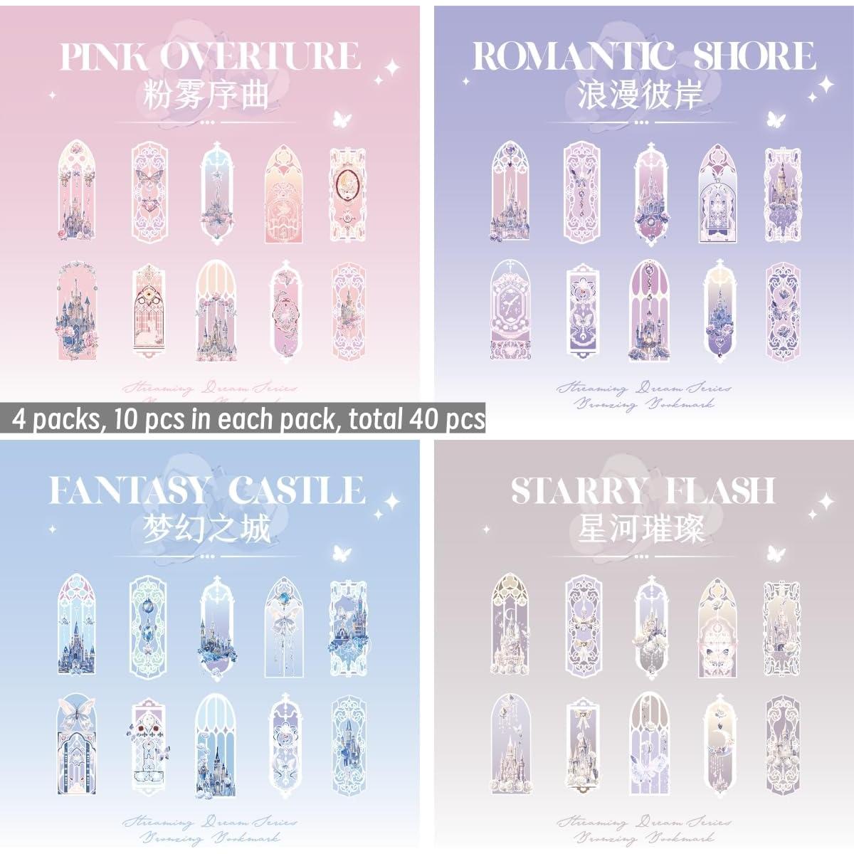 40 Marcadores de Libros Holográficos PVC Belebee 9.1x3.6cm