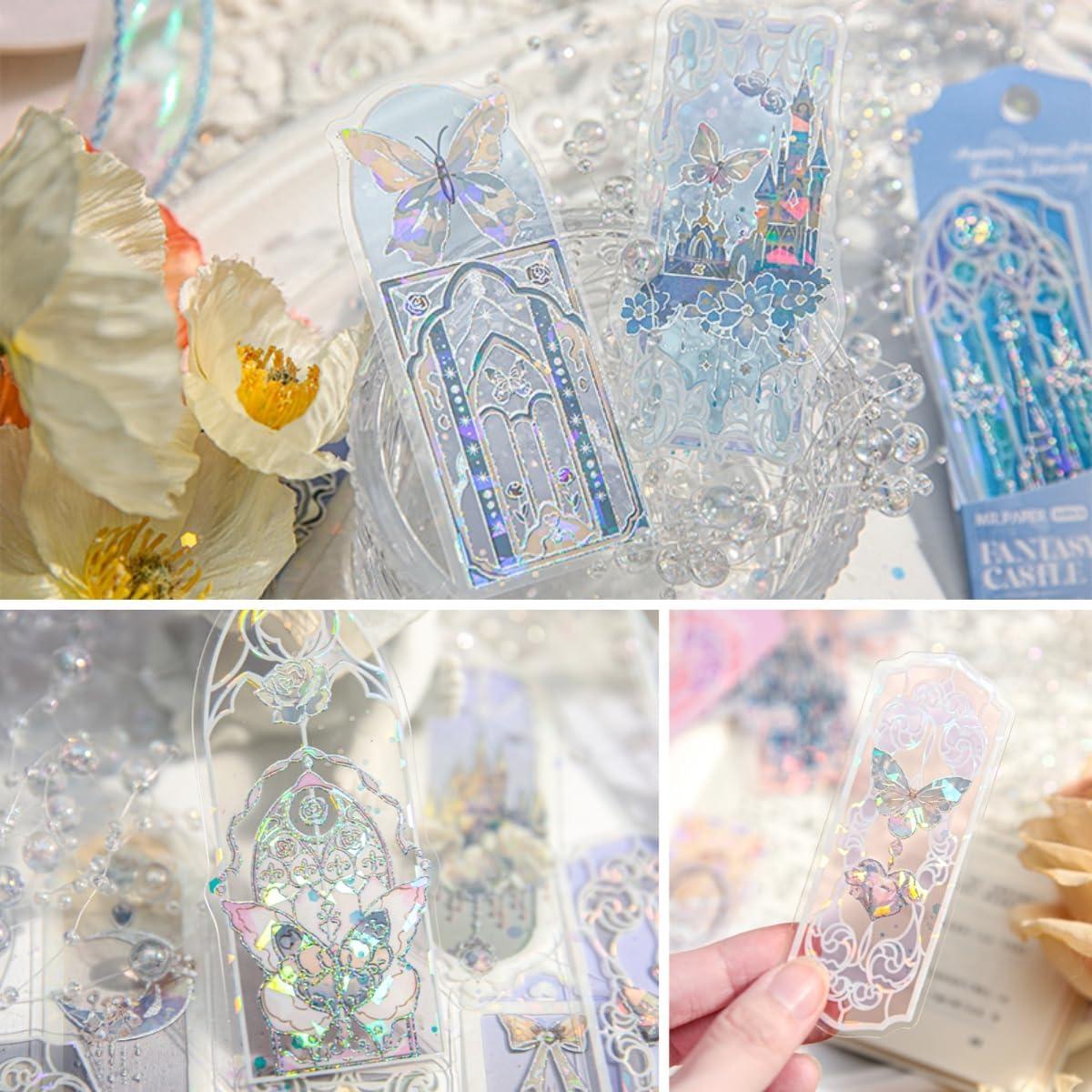 40 Marcadores de Libros Holográficos PVC Belebee 9.1x3.6cm