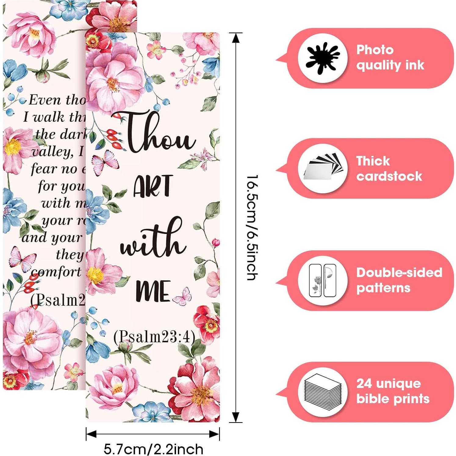 72 Marcadores de Escritura Cristiana BBTO - Inspiracionales