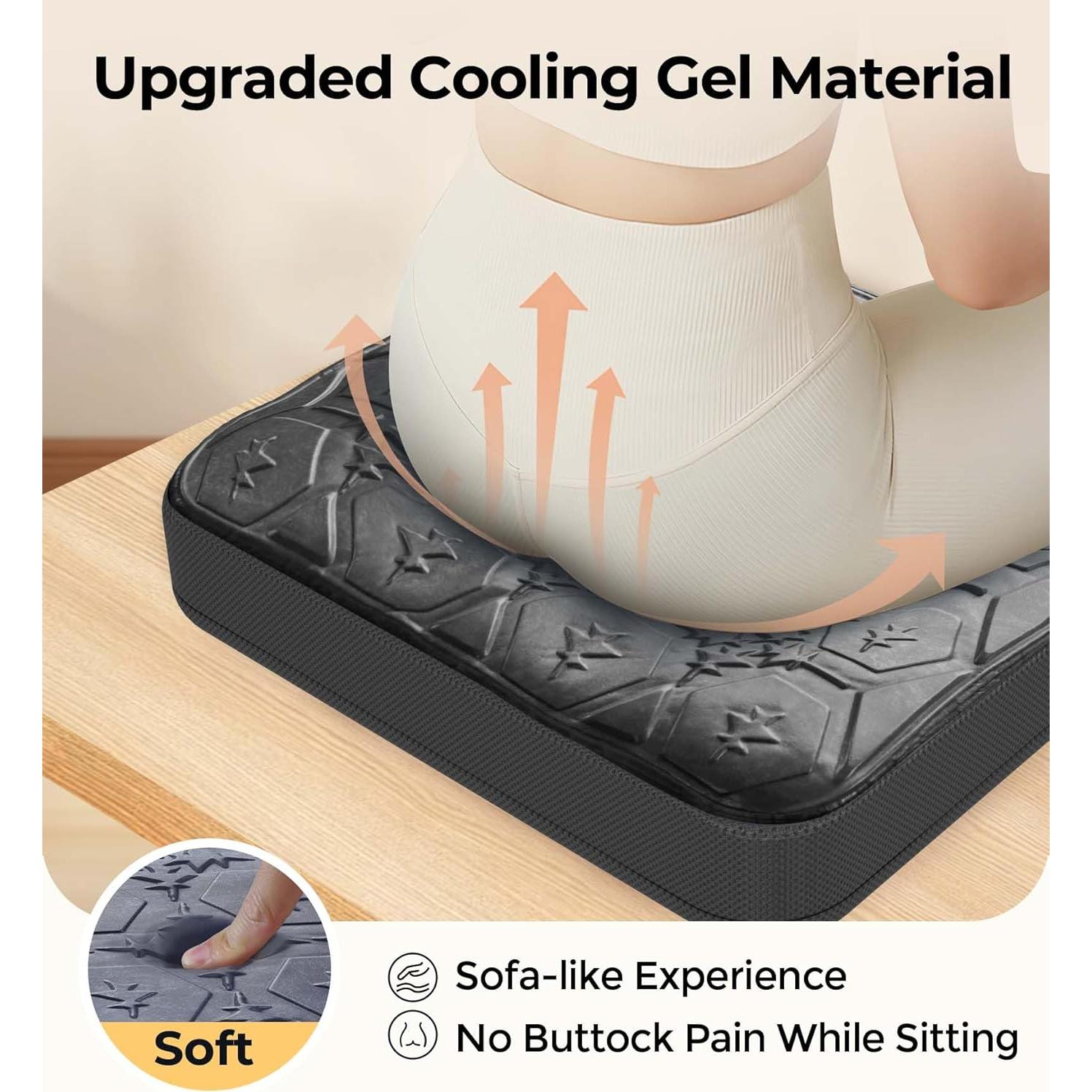 Cojín de Gel Airllantry 50x45 cm para Sillas de Oficina