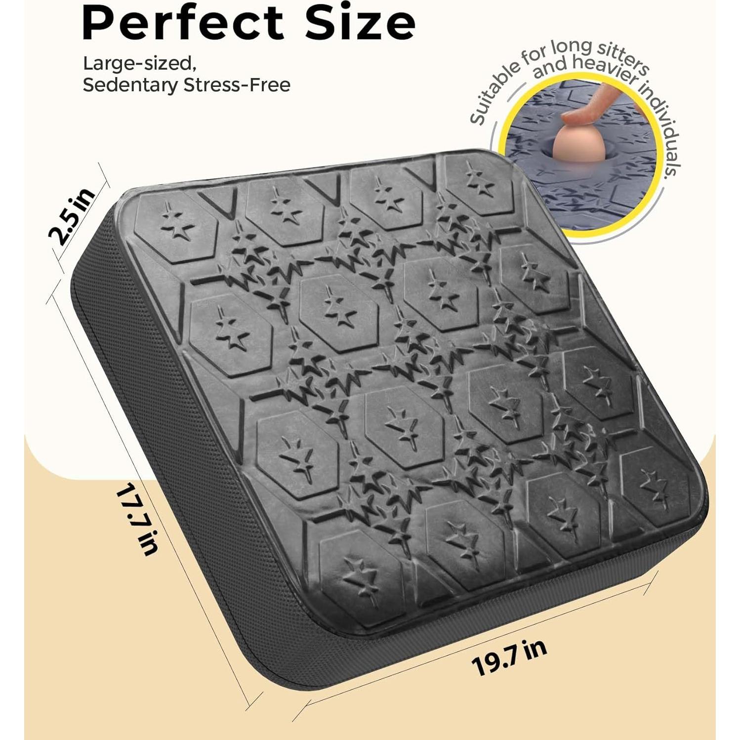 Cojín de Gel Airllantry 50x45 cm para Sillas de Oficina