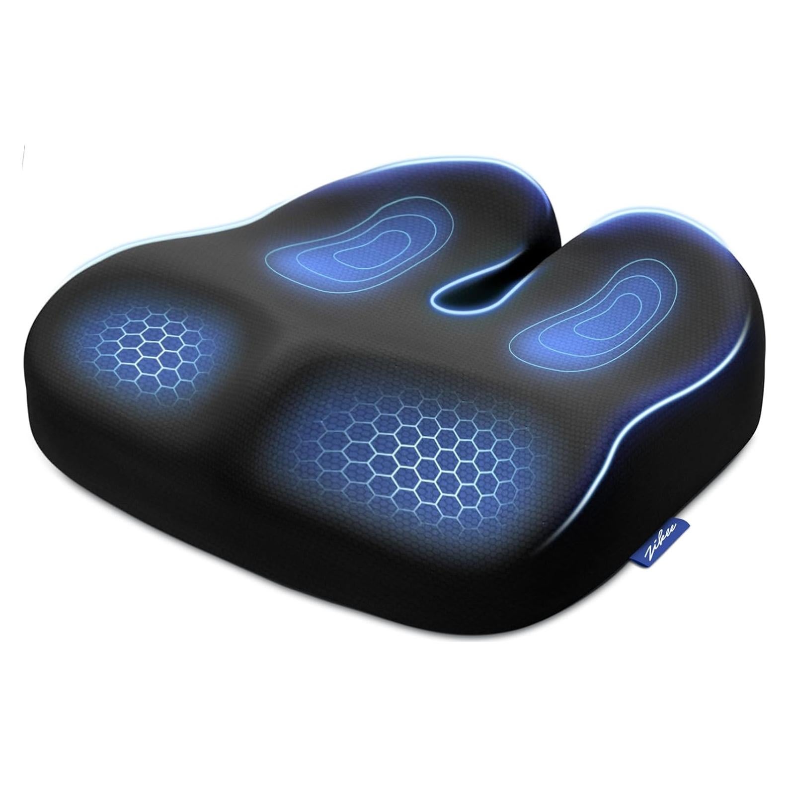 Cojín Ergonómico ZIKEE para Silla y Coche, Alivio Dolor Ciático